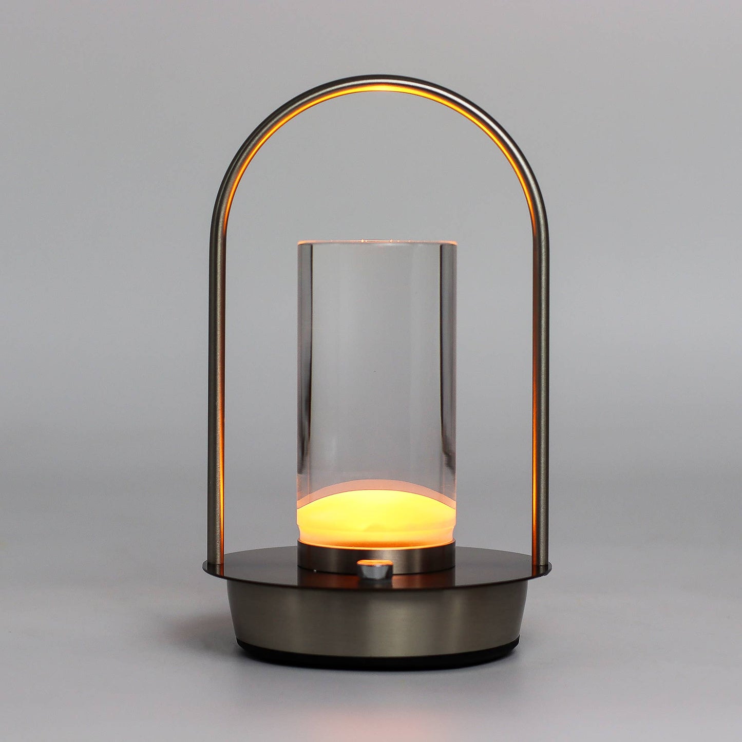 Dome Mushroom Touch Lamp — Silver