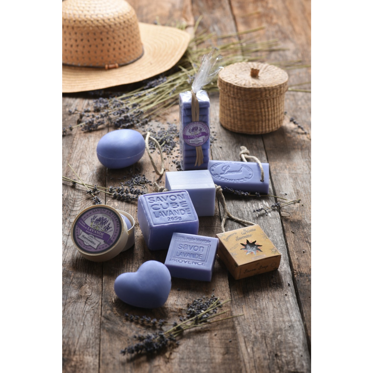 Oval Rope Soap Lavender Exfoliating 200g