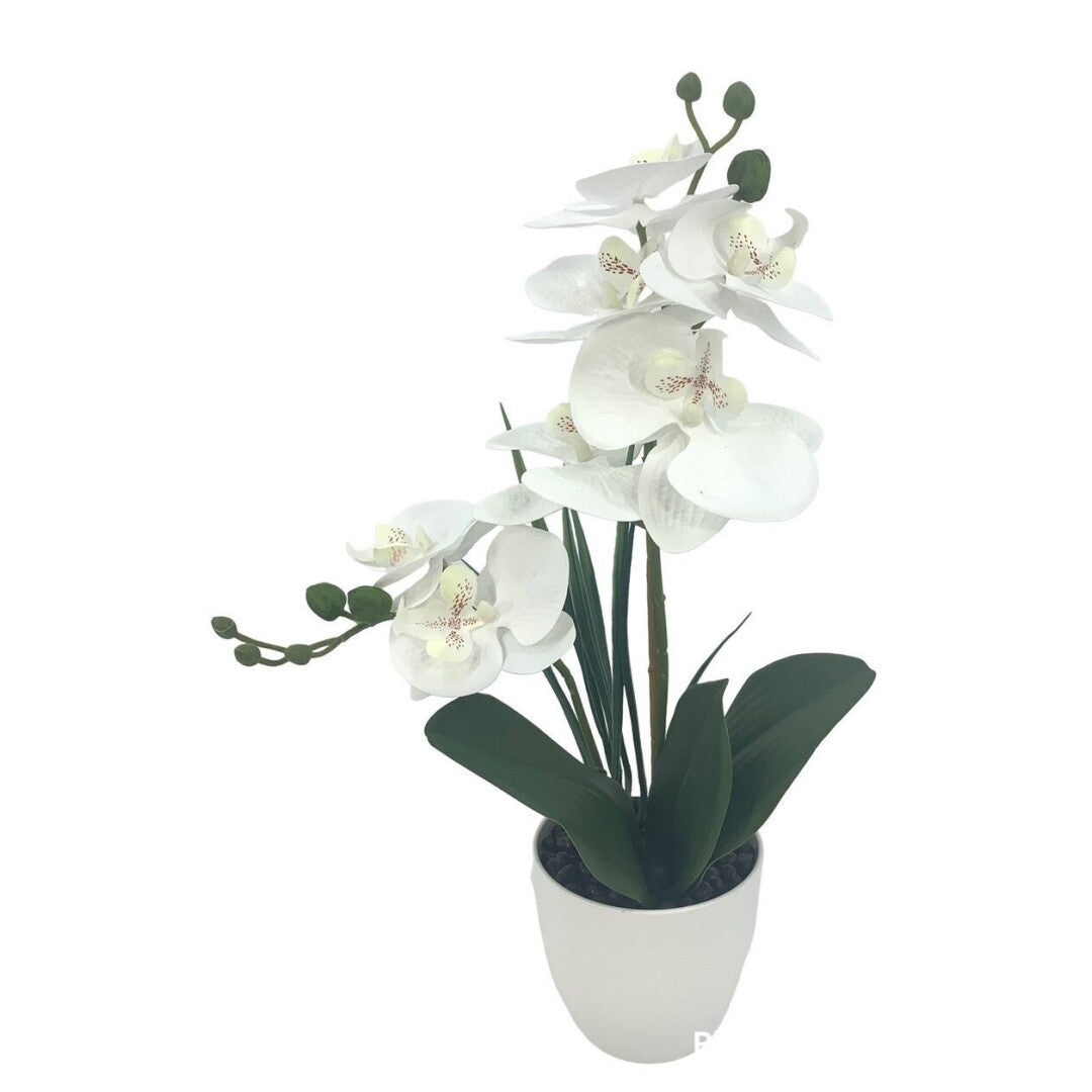 CENT.ORQUIDEA TACT NAT. CREMA 40cm