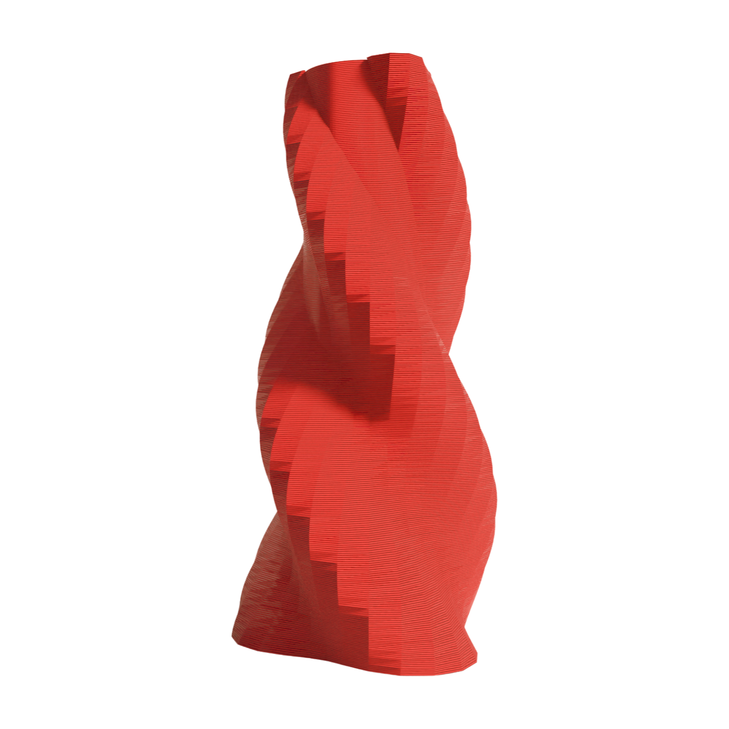 Silea vase 33 cm Red