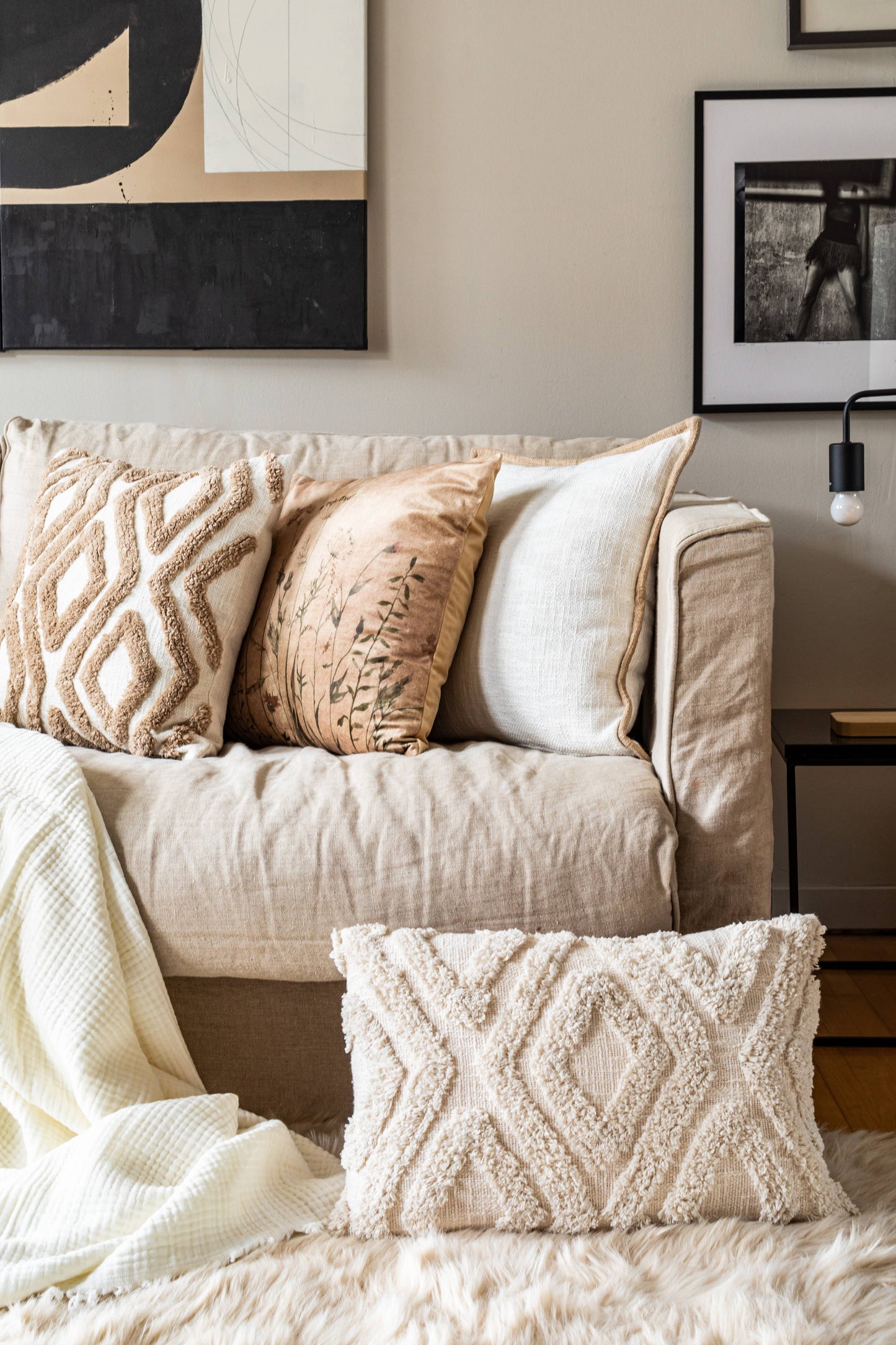 Cushion SAHARA - 30x50 cm: SAND