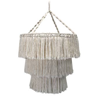 Macrame Soft Chandelier — Natural