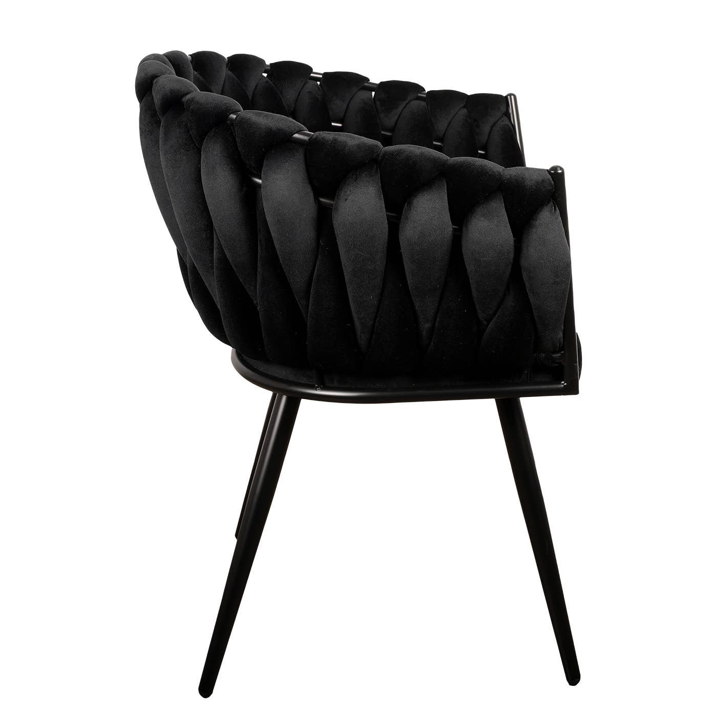 Wave Chair (Velvet): Cream