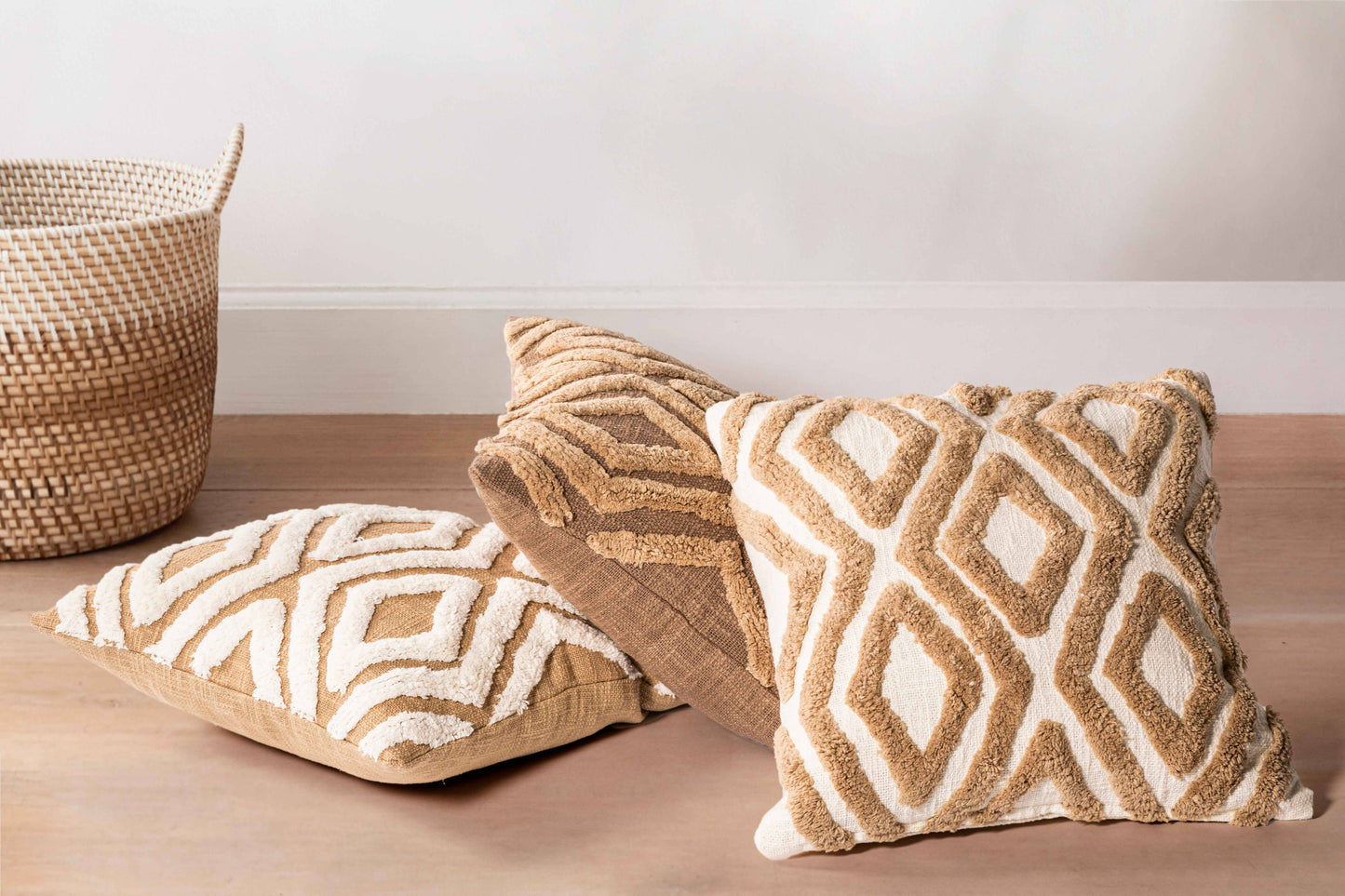 Cushion SAHARA CONTRAST 45x45 cm: SAND