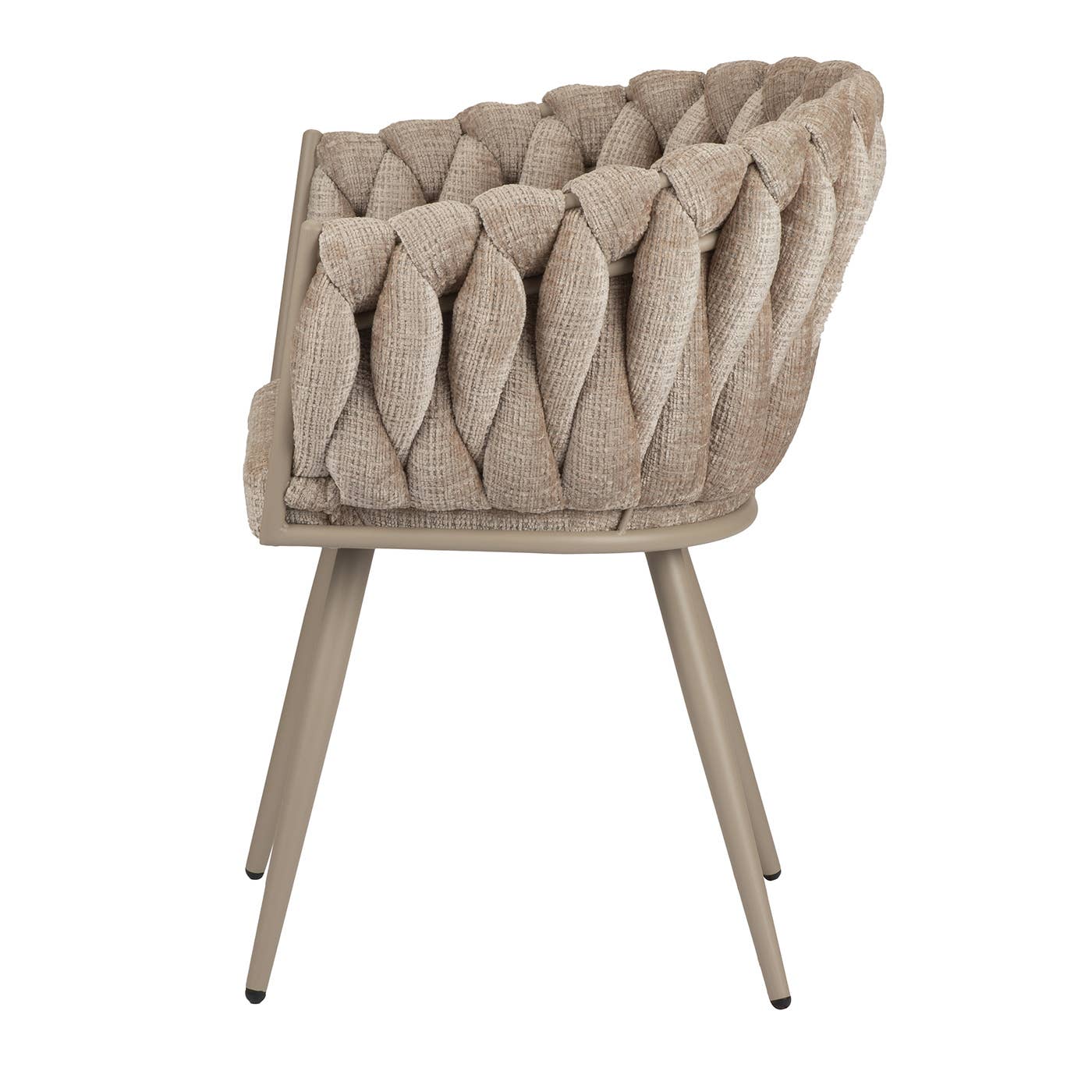 Wave Chair (Velvet): Cream