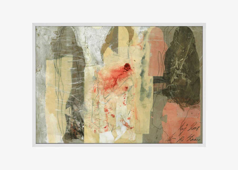 Layered Echoes: Wood - Walnut / 70x50