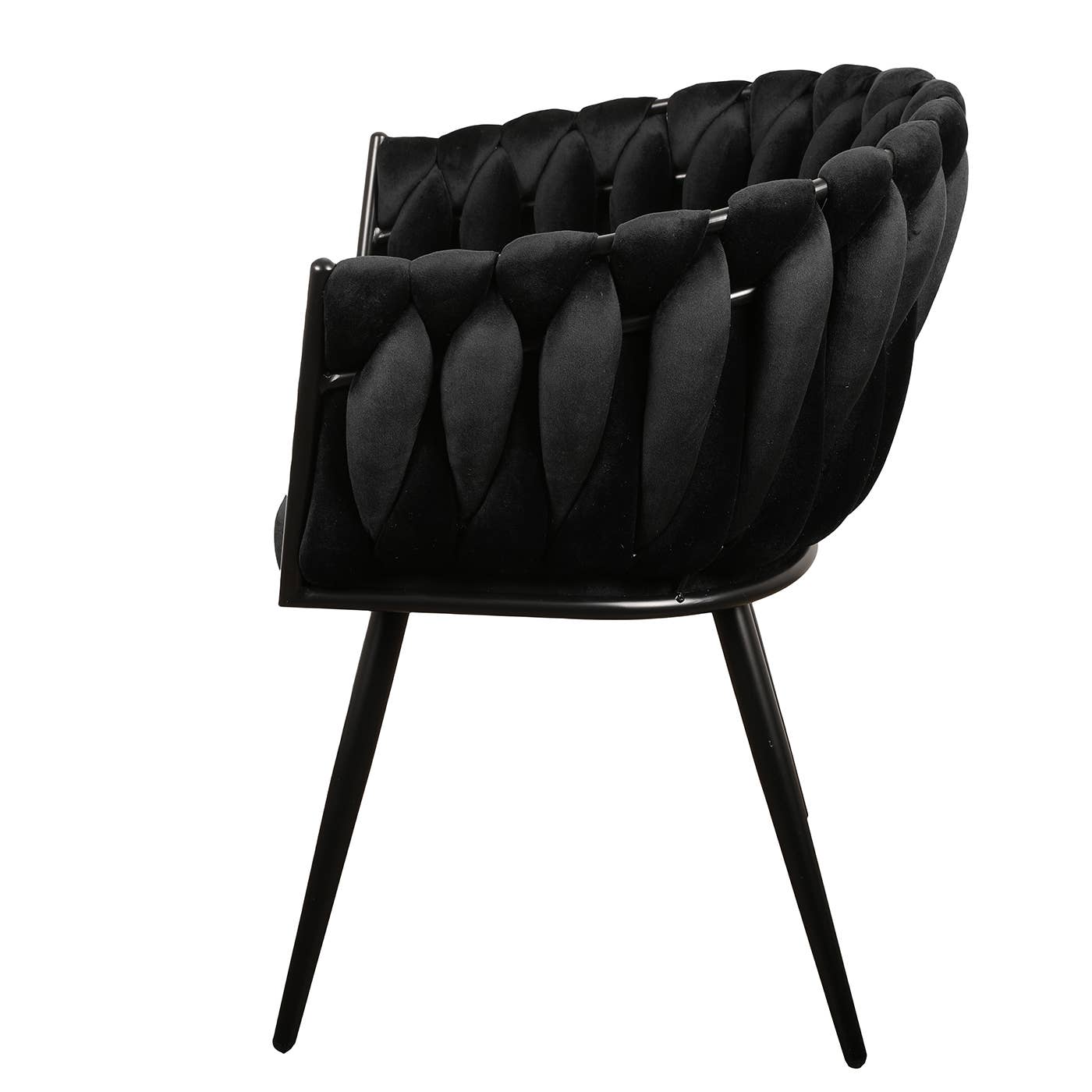Wave Chair (Velvet): Cream