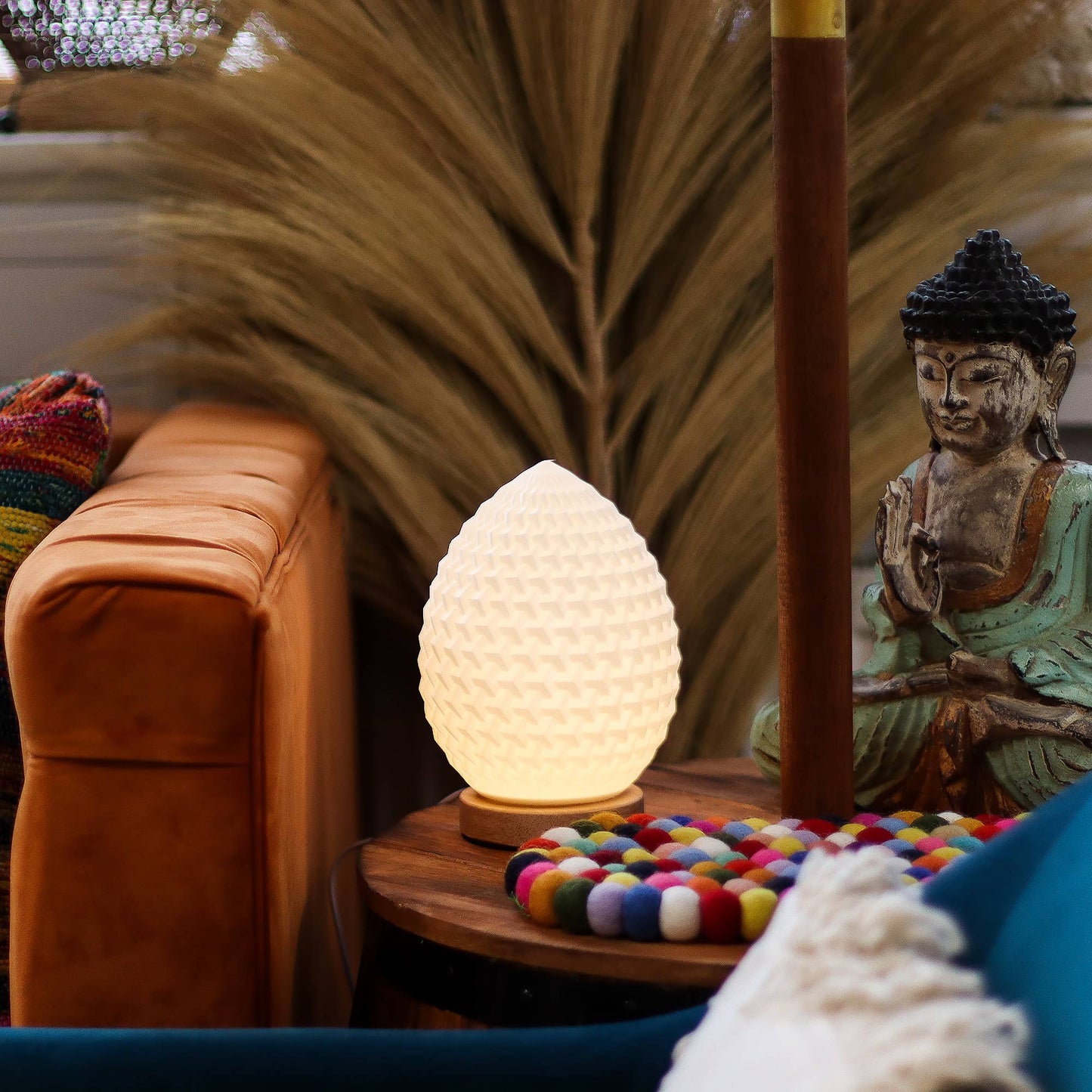 New Wave Star Twisted Lamp