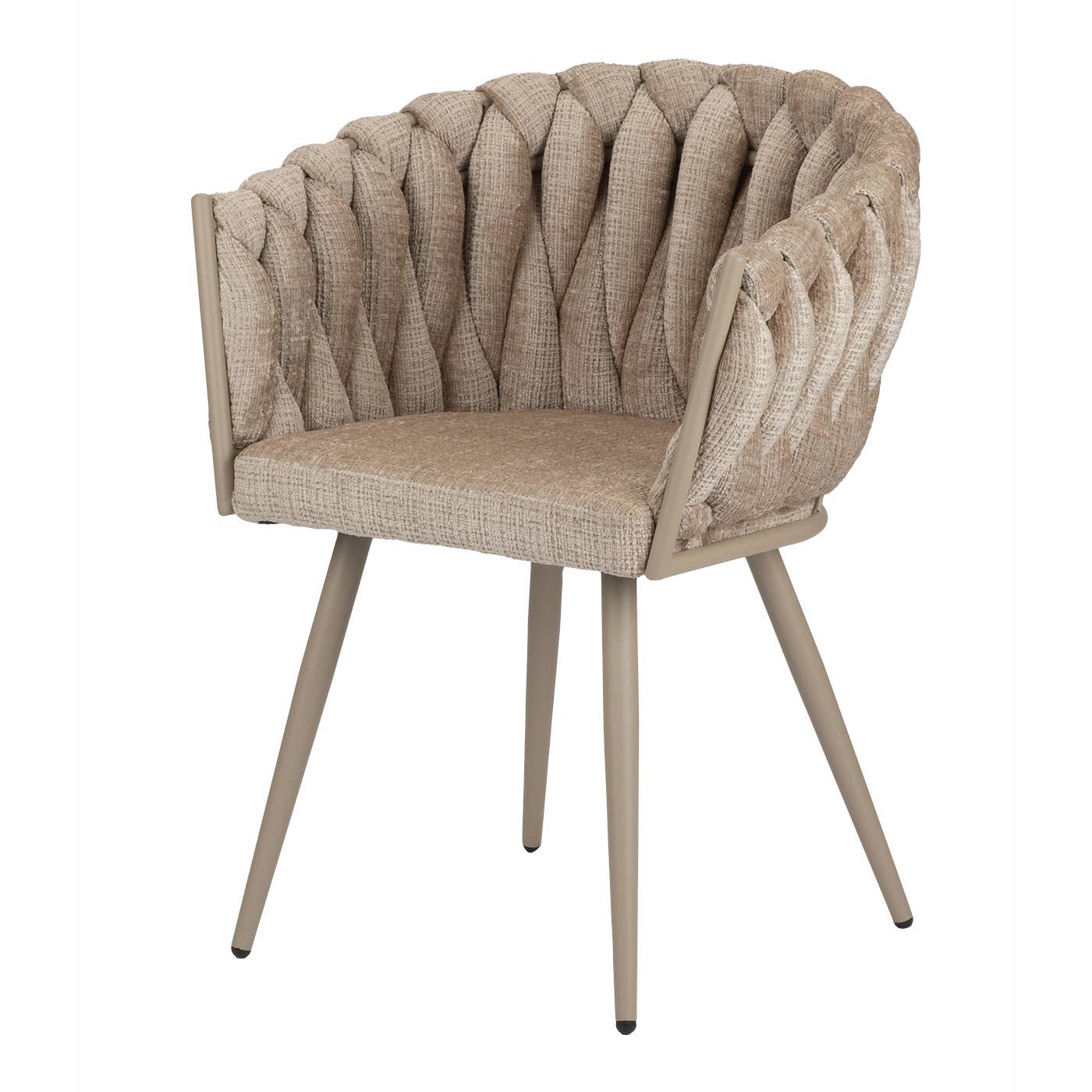 Wave Chair (Velvet): Cream