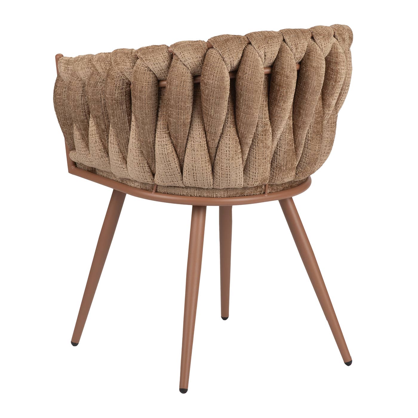 Wave Chair (Velvet): Black