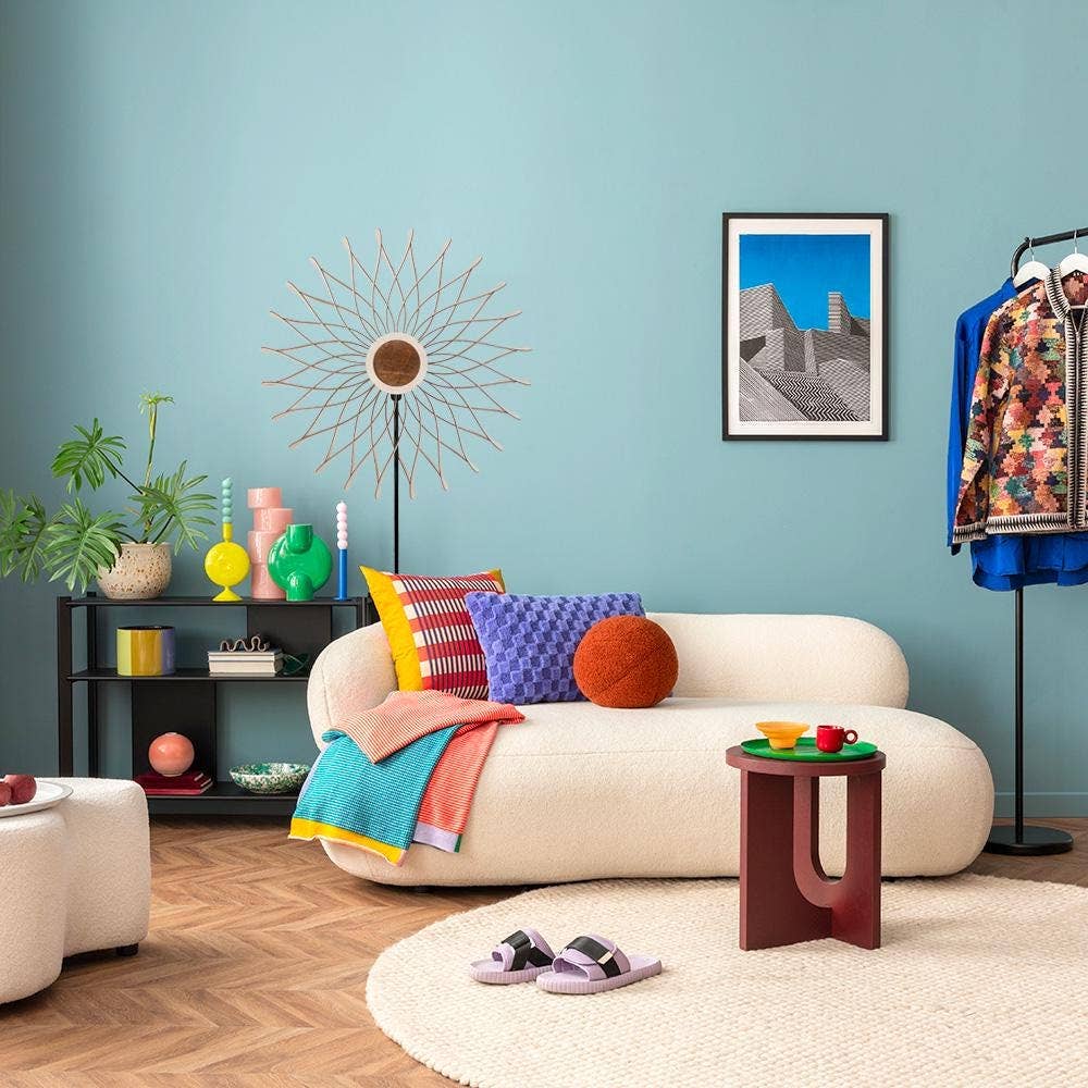 Dalida Le Dahlia - Handcrafted Wooden Floor Lamp: Ampoule Globe / Okoumé