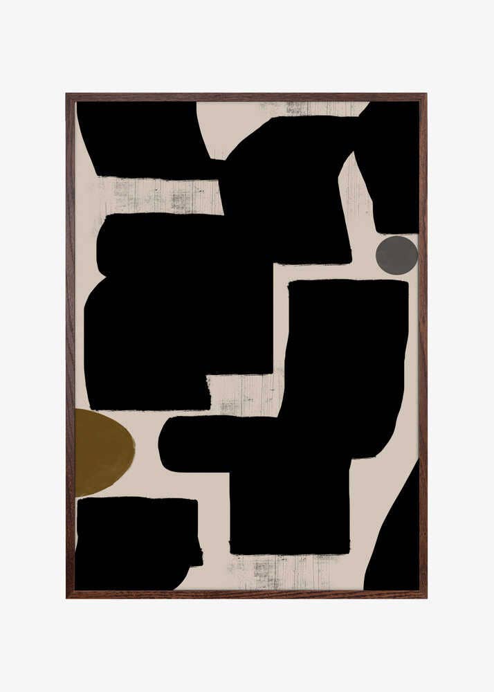 Shapes in Harmony: Wood - Oak / 70x100