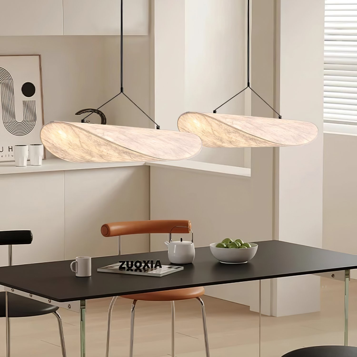 EP5098 Sculptural Wave Pendant Light