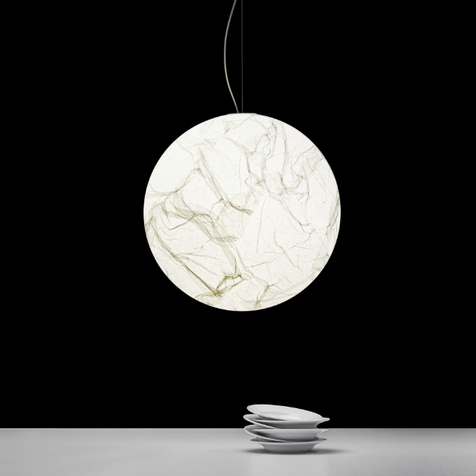 EP5742 marble-effect globe pendant light