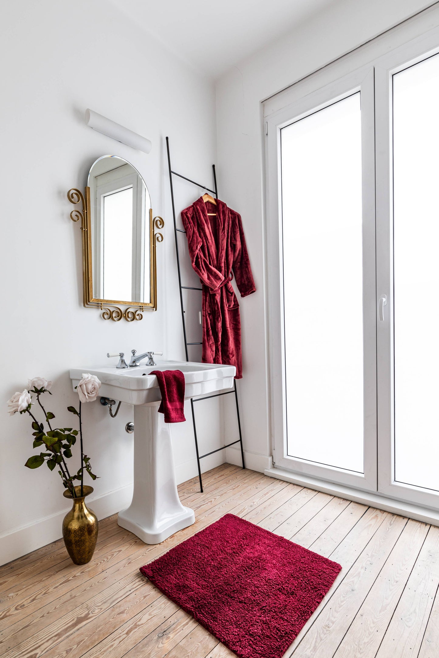 Bathrobe Cosy - microflannel: Ivory / L/XL