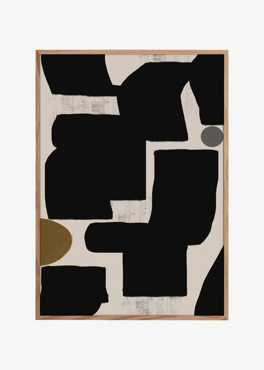 Shapes in Harmony: Wood - Oak / 70x100