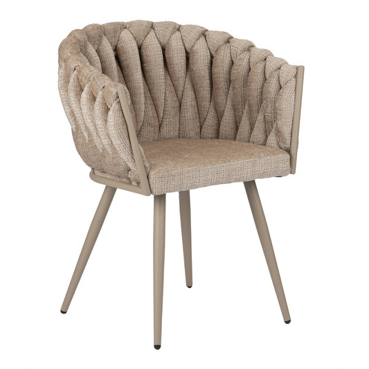 Wave Chair (Velvet): Cream