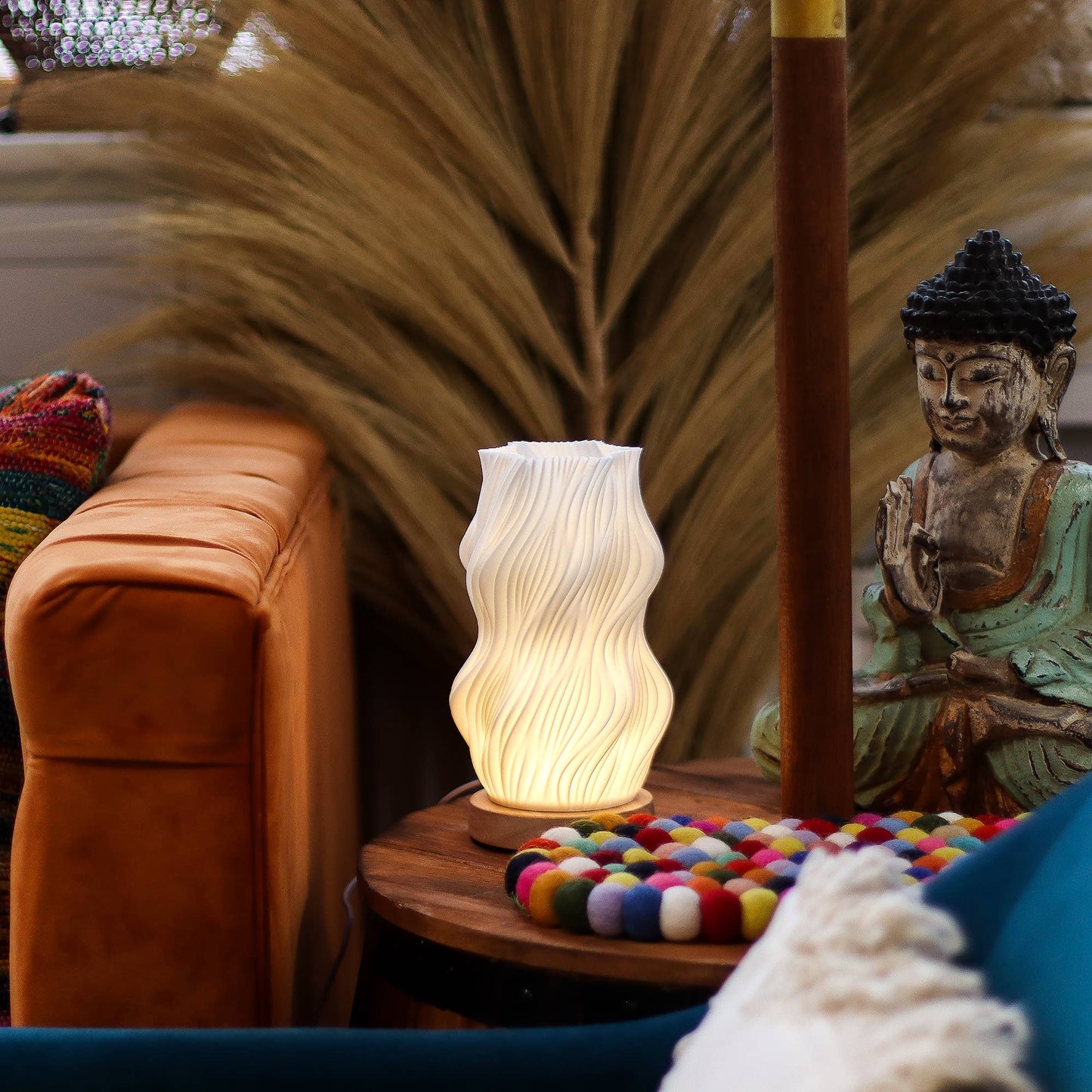 New Wave Star Twisted Lamp