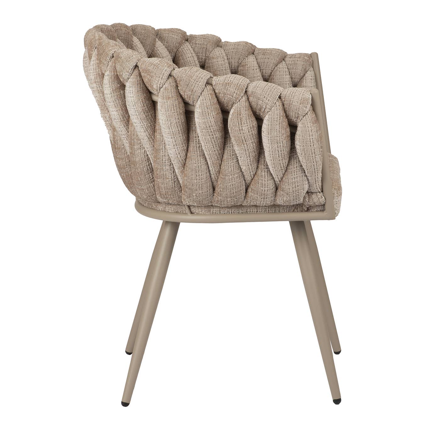 Wave Chair (Velvet): Cream