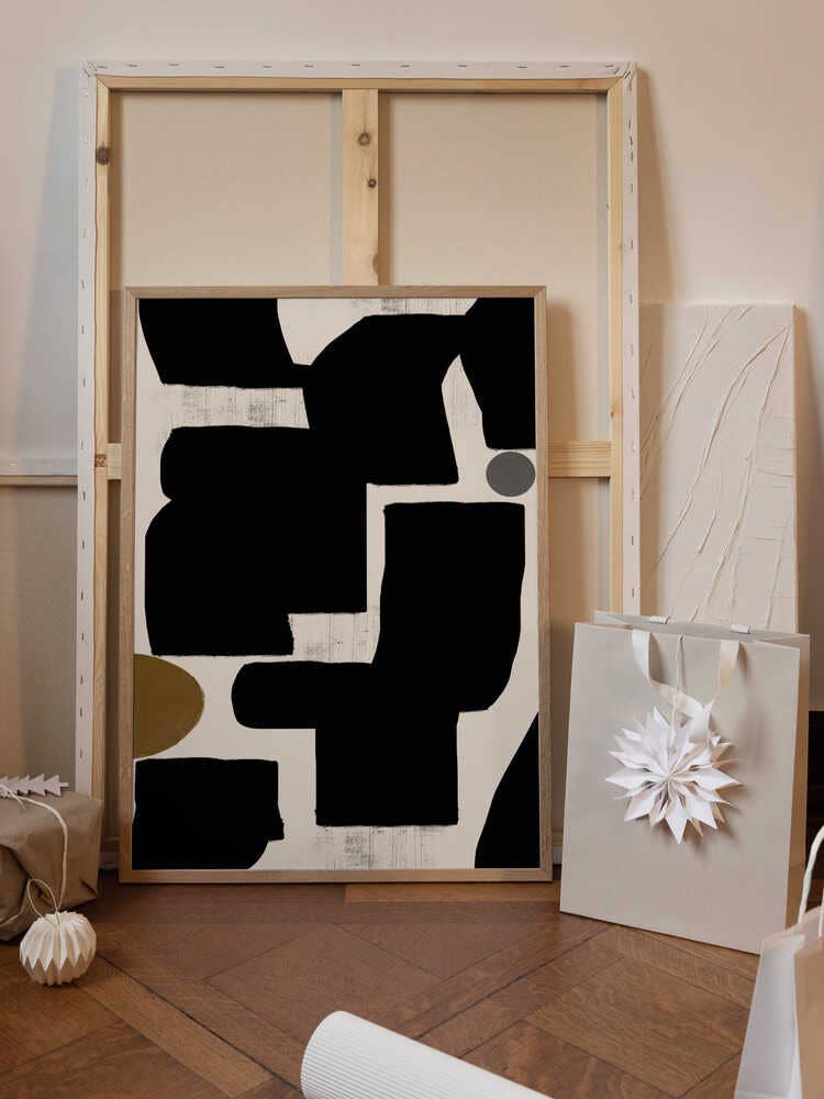 Shapes in Harmony: Wood - Oak / 70x100