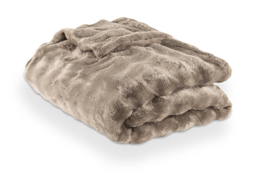 Plaid WAVE - 150x200 cm: Taupe